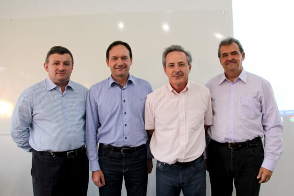 Neoberto Balestrin, Auri Bau, Moacir Salamoni e Sandoval Caramori