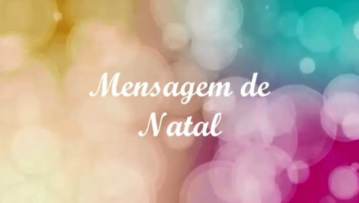 mensagem natal